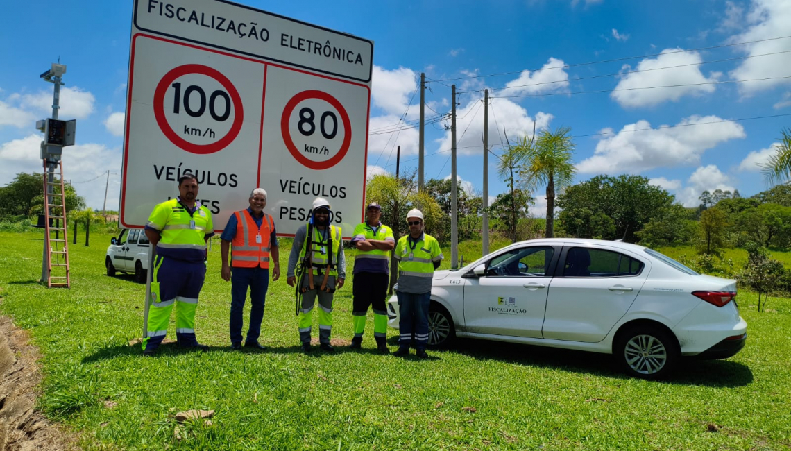 Em Cajuru, Ipem-SP verifica radares na rodovia SP 333